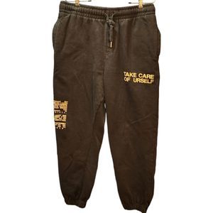 Fanjoy Black Sweatpants Joggers Women's XL with Zippered Pockets